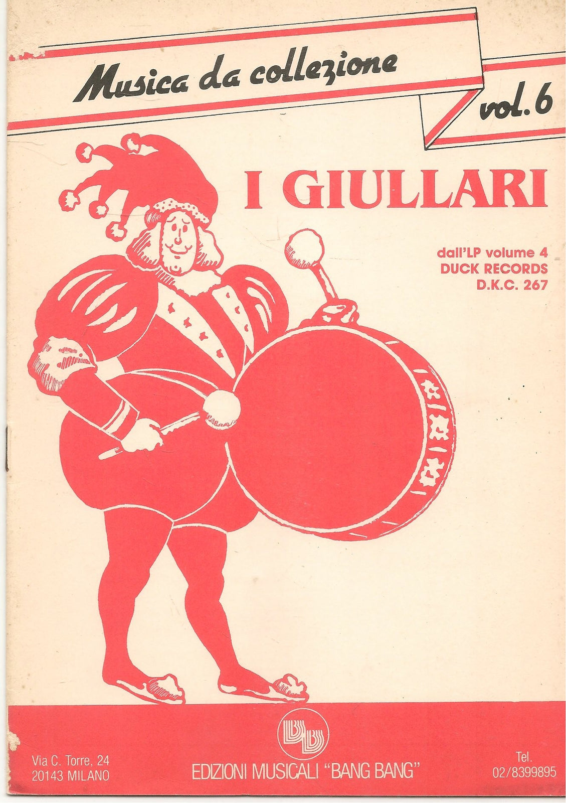 I GIULLARI - SETTE BRANI - SPARTITO-SHEET MUSIC