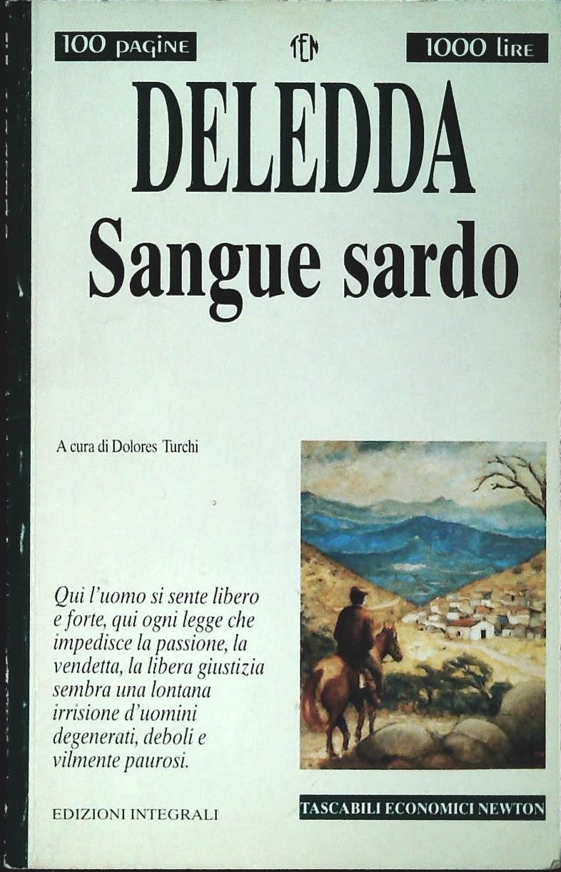 SANGUE SARDO - GRAZIA DELEDDA - NEWTON 1995 - OUTLET DEL LIBRO