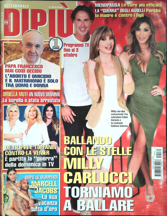 DI PIU' 1 OTTOBRE 2021 - ,ILLY CARLUCCI - DE FILIPPI - JACOBS