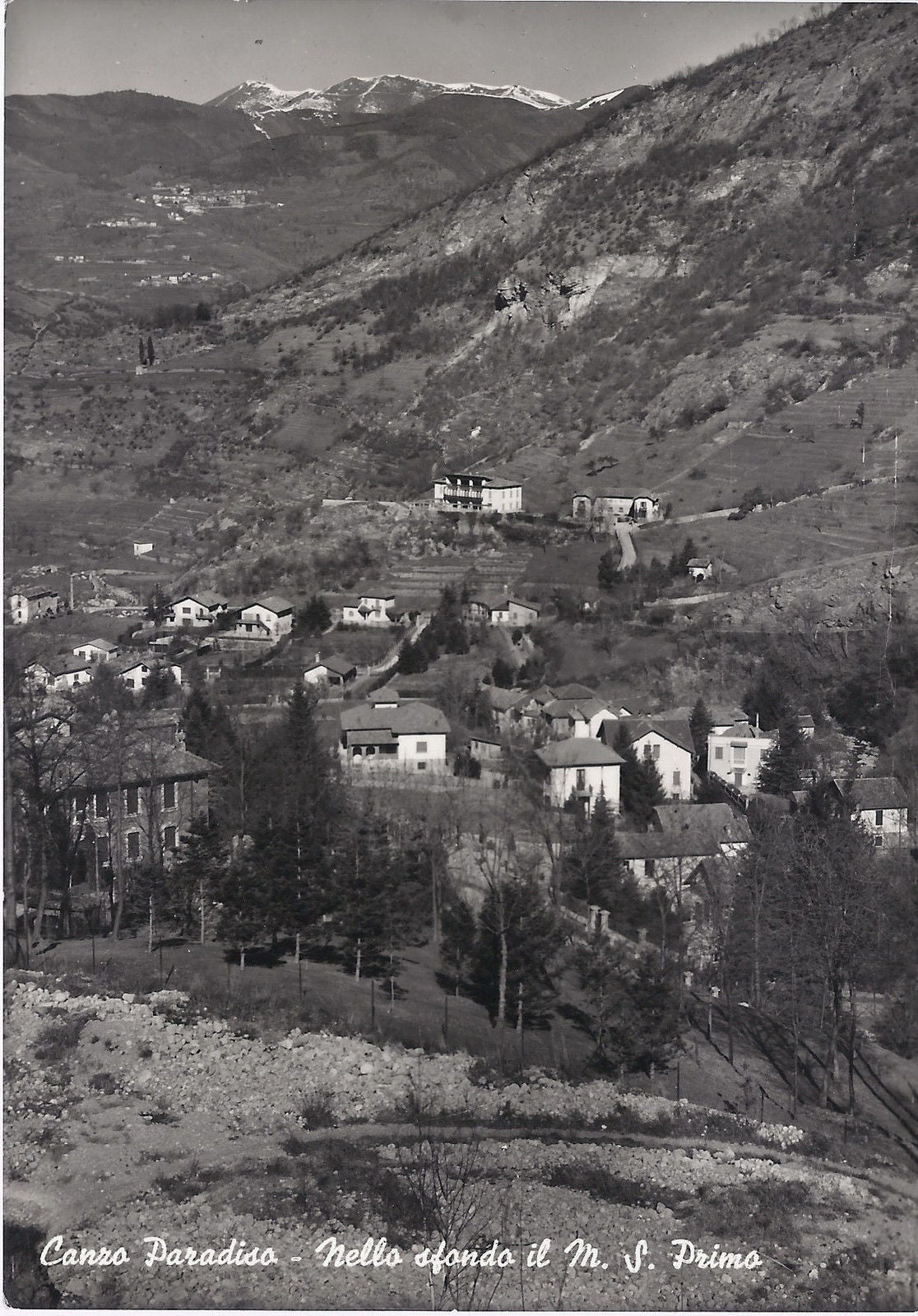 CANZO PARADISO - NELLO SFONDO IL MONTE S. PRIMO - NV