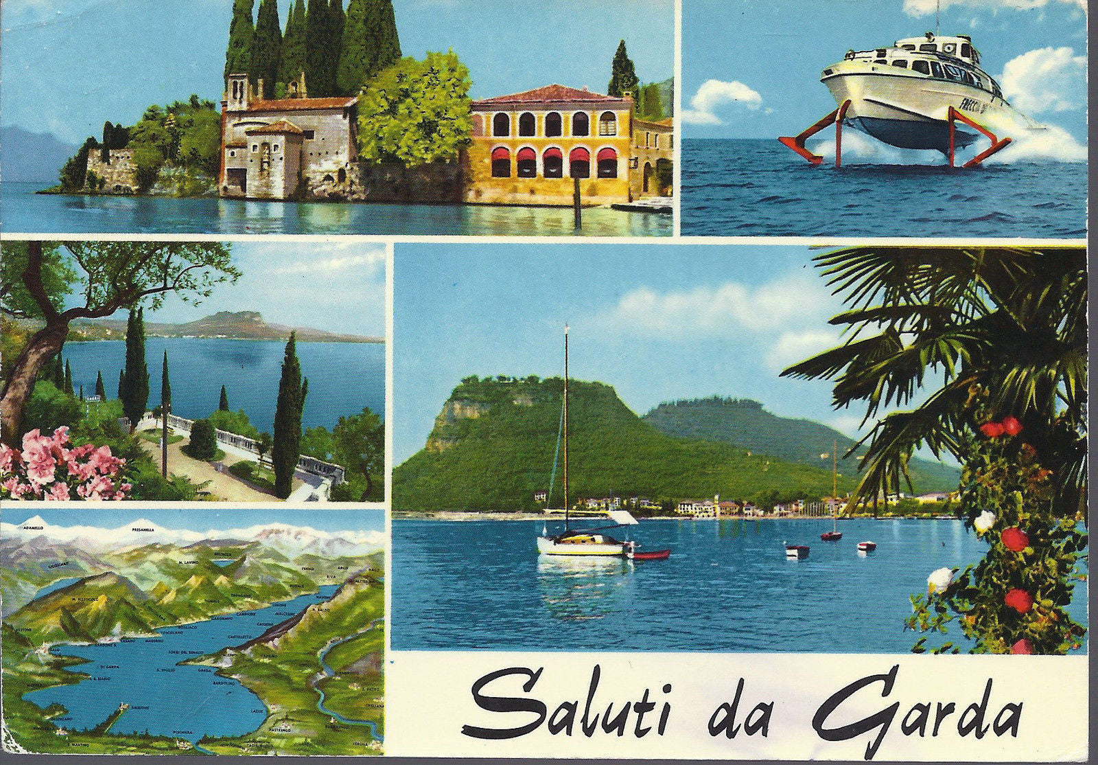 LAGO DI GARDA - SALUTI - 4 VEDUTE - VSD
