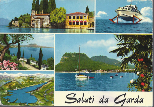 LAGO DI GARDA - SALUTI - 4 VEDUTE - VSD