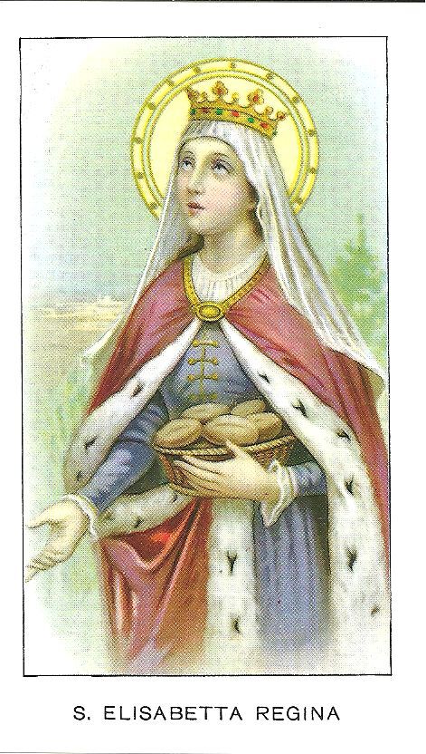 S. ELISABETTA REGINA - HOLY CARD
