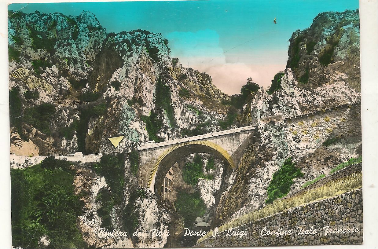 PONTE SAN LUIGI - CONFINE FRANCESE -V957 - ACQUARELLATA