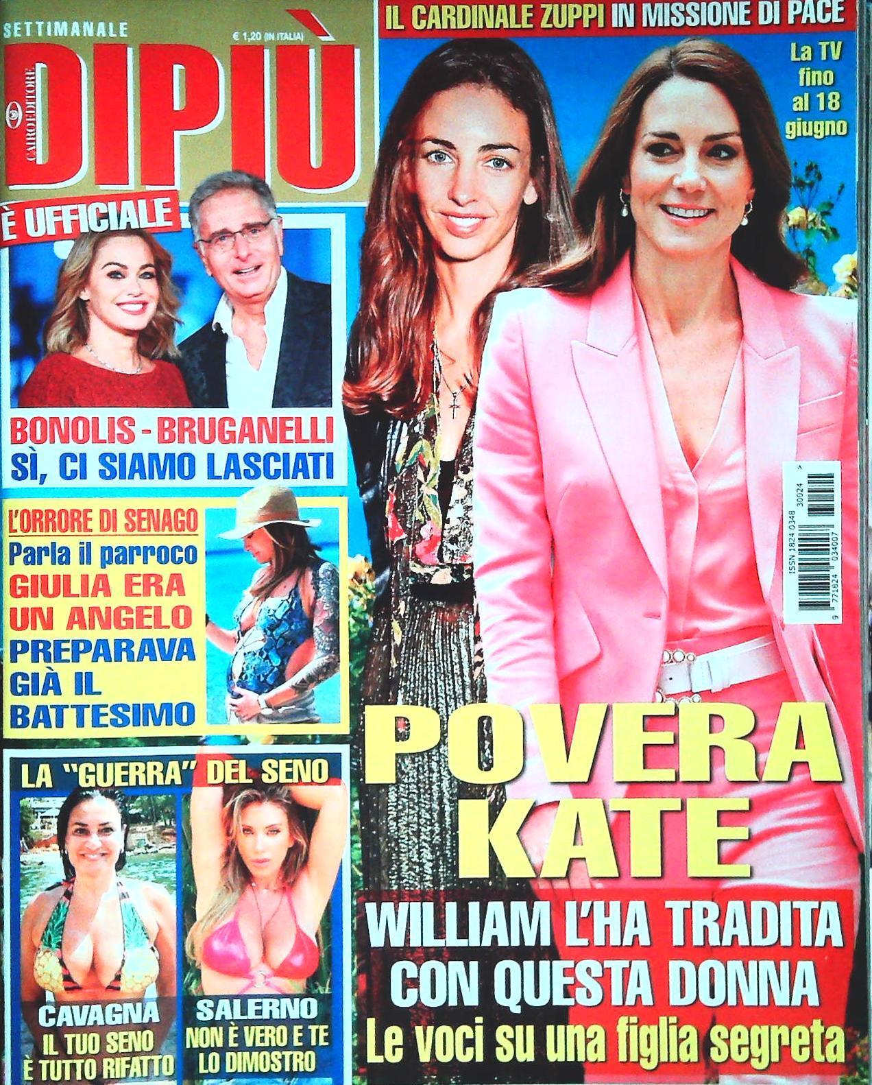 DI PIU' 16 GIUGNO 2023 - BONOLIS - CAVAGNA - OMICIDIO GIULIA TRAMONTANO
