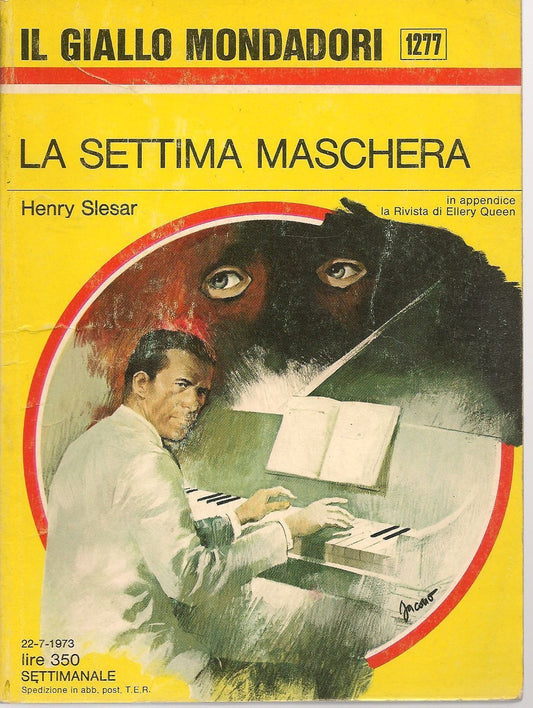 LA SETTIMA MASCHERA - HENRY SLESAR - GIALLO MONDADORI N. 1277