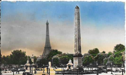 PARIGI/PARIS - L'OBELISQUE DE LA PLACE DE LA CONCORDE -
