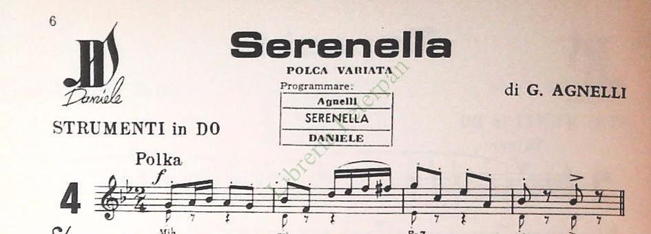 SERIE CAMPAGNOLA - 20 BRANI - SPARTIO- SHEET MUSIC