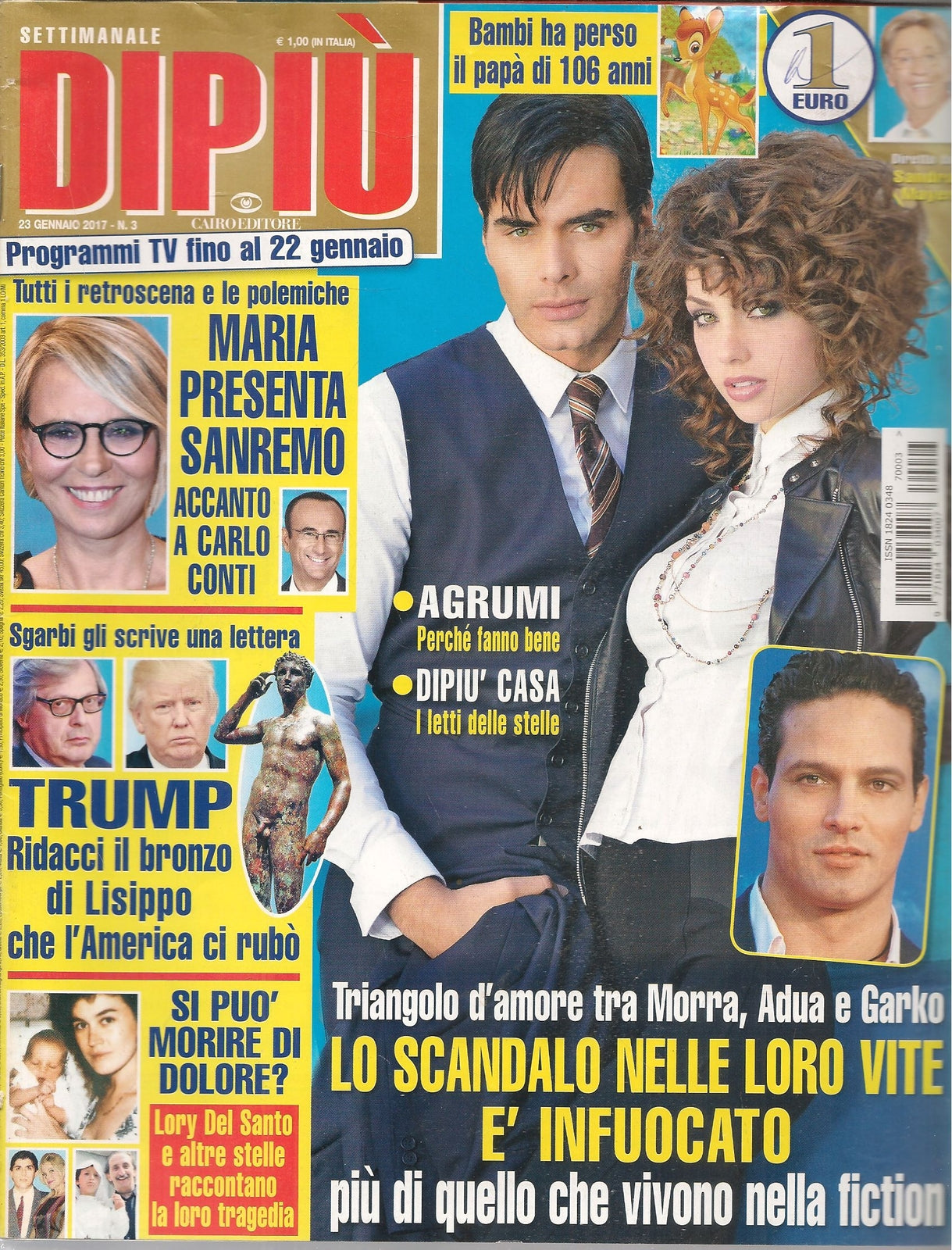 DI PIU' 23 GENNAIO 2017 - GARKO - DE FILIPPI - LORY DEL SANTO