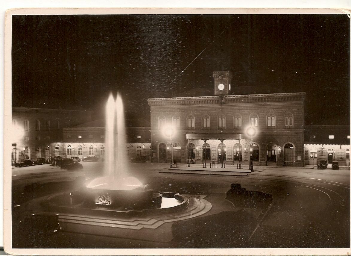 BOLOGNA - STAZIONE - NOTTURNO V1936