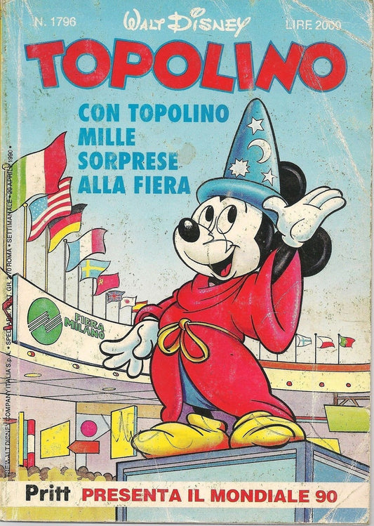 TOPOLINO N° 1796 - 29 APRILE 1990