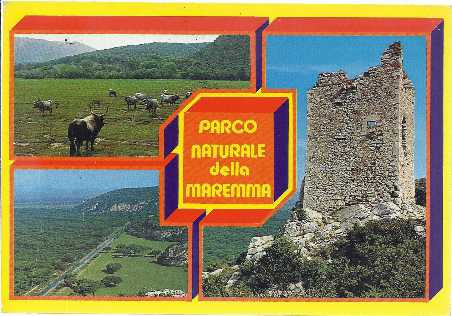 PARCO NATURALE DELLA MAREMMA - 3 VEDUTE - V1989