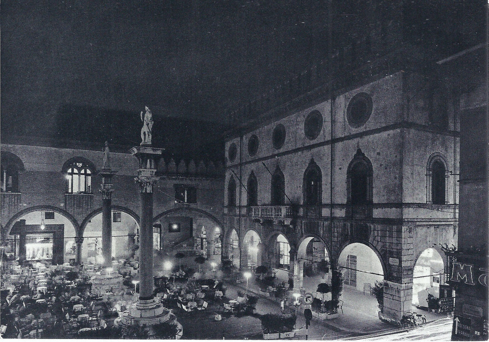 RAVENNA - PIAZZA DEL POPOLO - NOTTURNO - NV - FG