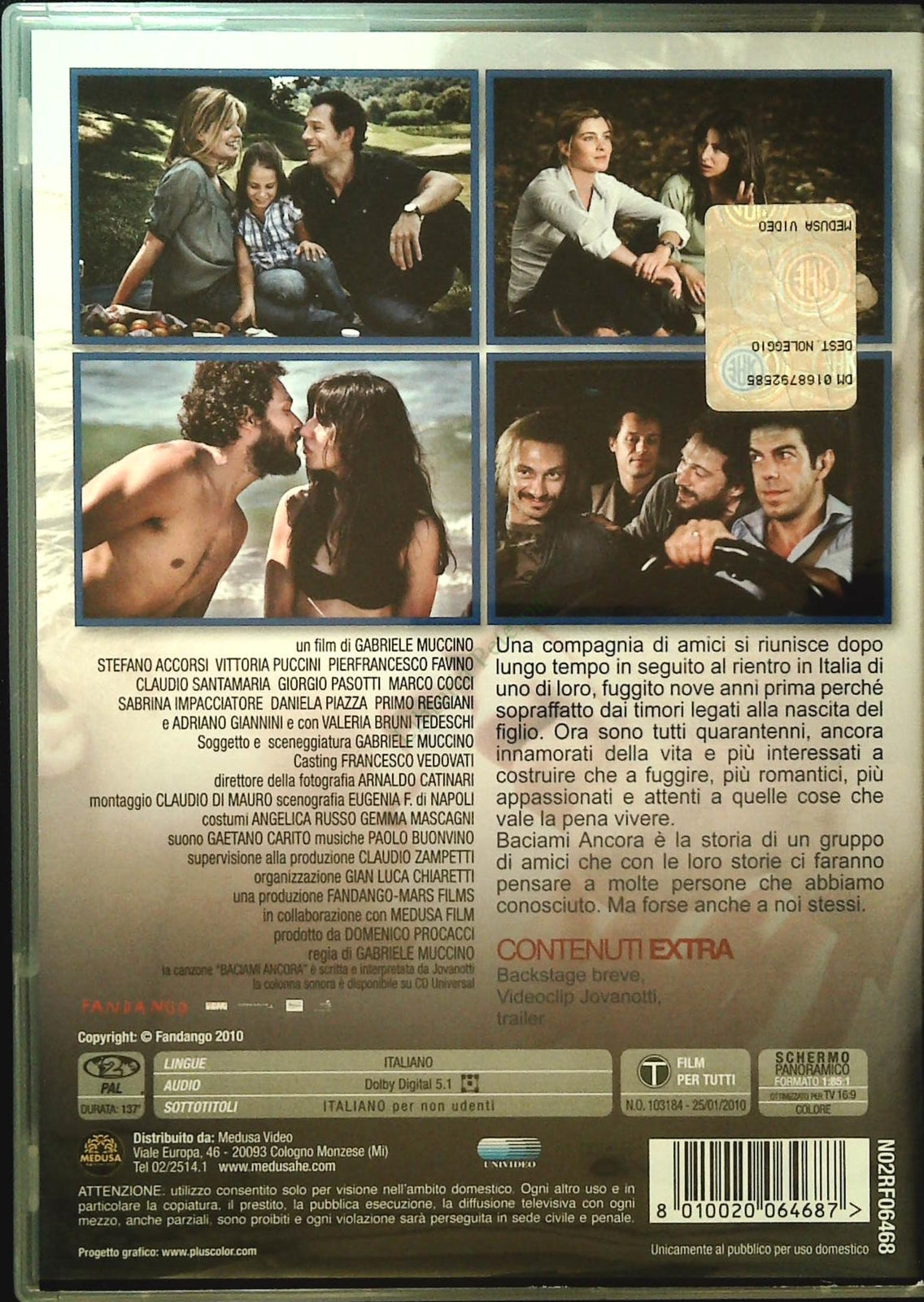 BACIAMI ANCORA - 2 DVD