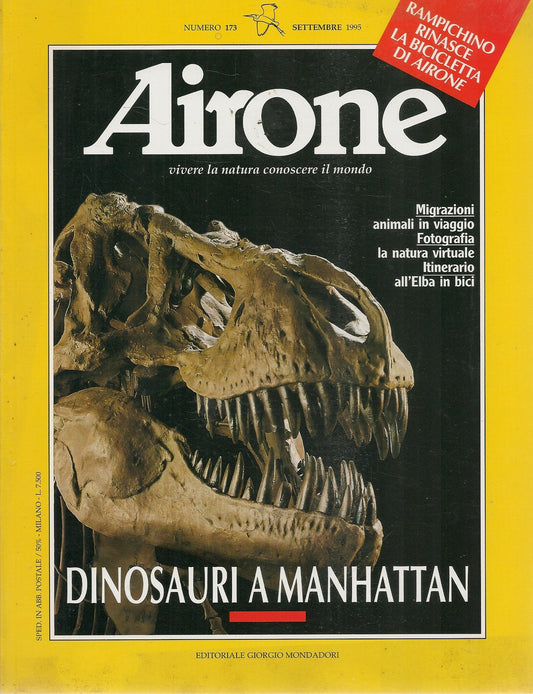 AIRONE N. 173 - SETTEMBRE 1995 - DINOSAURI A MANHATTAN