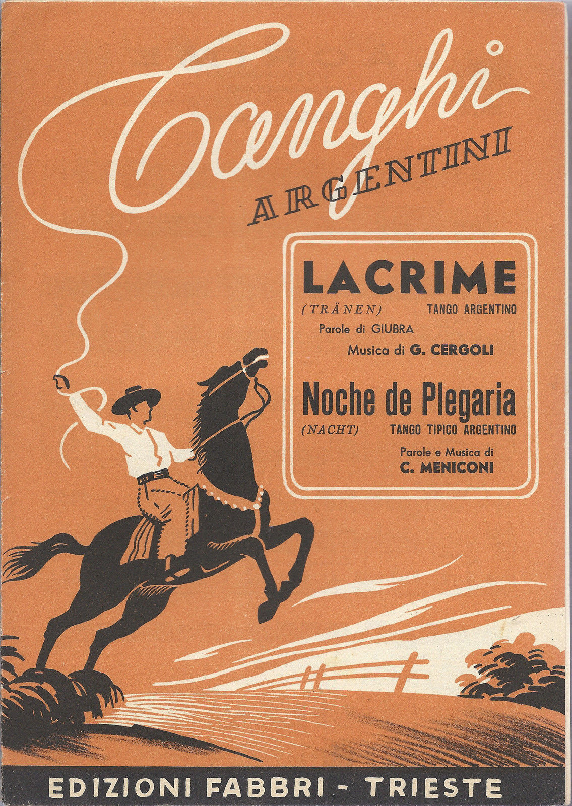 LACRIME ( TRANEN ) - NOCHE DE PLEGARIA ( NACHT ) # SPARTITO - Ed. Fabbri