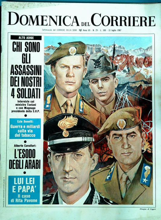 DOMENICA DEL CORRIERE N. 29 - 11 LUGLIO 1967