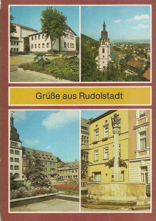 RUDOLSTADT - QUATTRO VEDUTE - NV