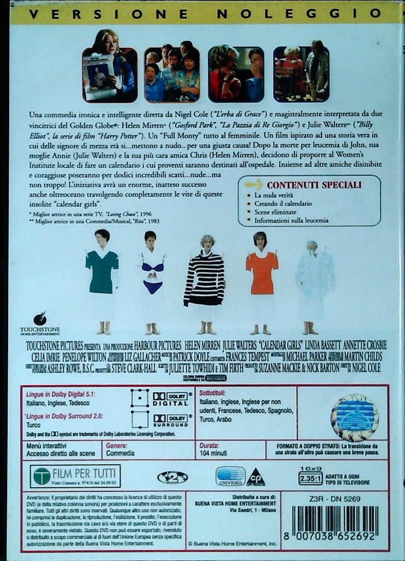 CALENDARS GIRL - DVD VERSIONE NOLEGGIO