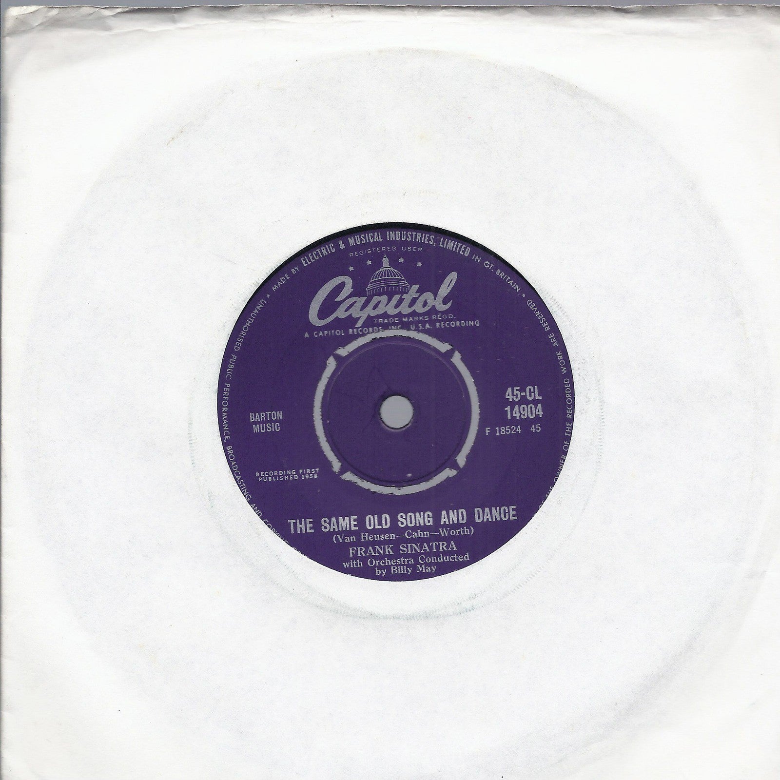 THE SAME OLD SONG AND DANCE - THE SONG FROM 'KINGS GO FORTH' -- FRANK SINATRA