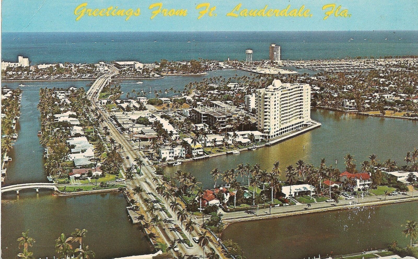 FORT LAUDERDALE - FLORIDA - VEDUTA AEREA/AIRVIEW -  V/T1969