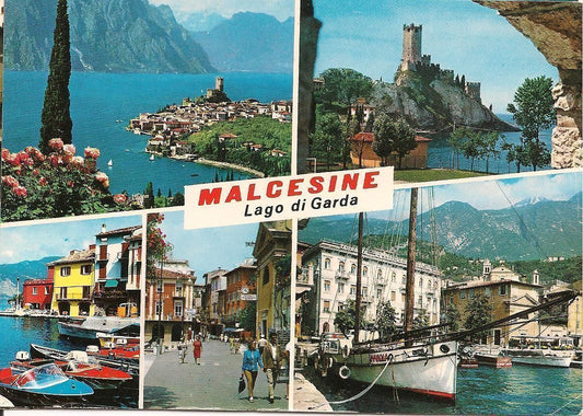 MALCESINE - 5 VEDUTE - V1987