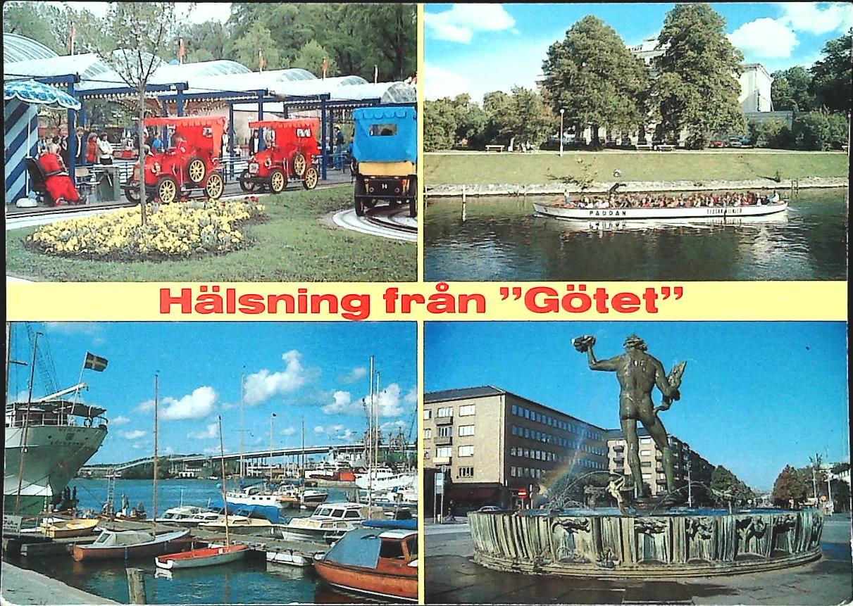 HALSNING FRAN GOTET - GOTEBORG - QUATTRO VEDUTE - V982