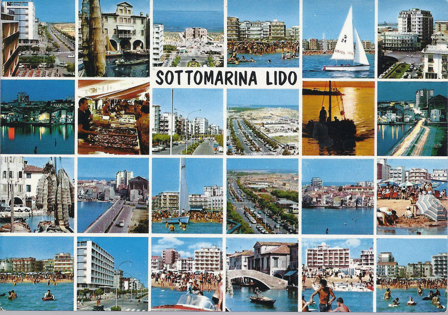 SOTTOMARINA LIDO - 24 VEDUTINE - V1989