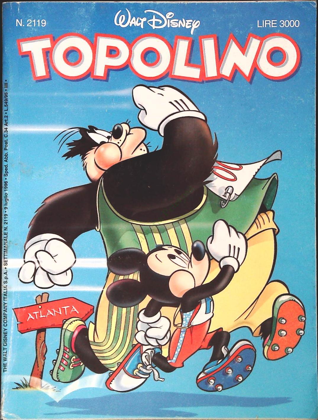 TOPOLINO N. 2119 - 9 LUGLIO 1996