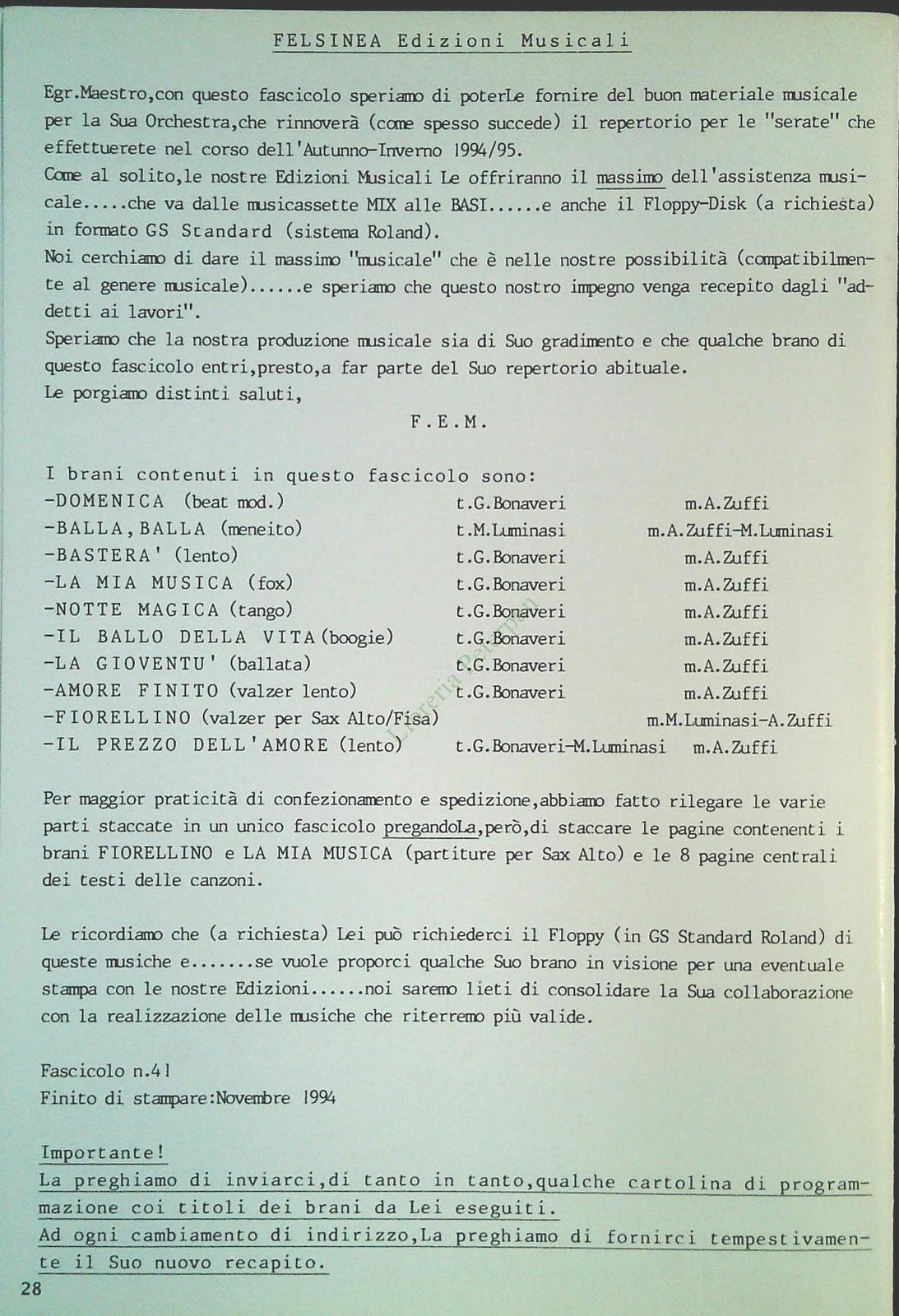 IL MEGLIO DEL BALLO - 10 BRANI - SPARTITO-SHEET MUSIC