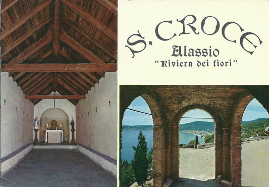 ALASSIO - CAPPELLA S. CROCE - 2 VEDUTE - NV