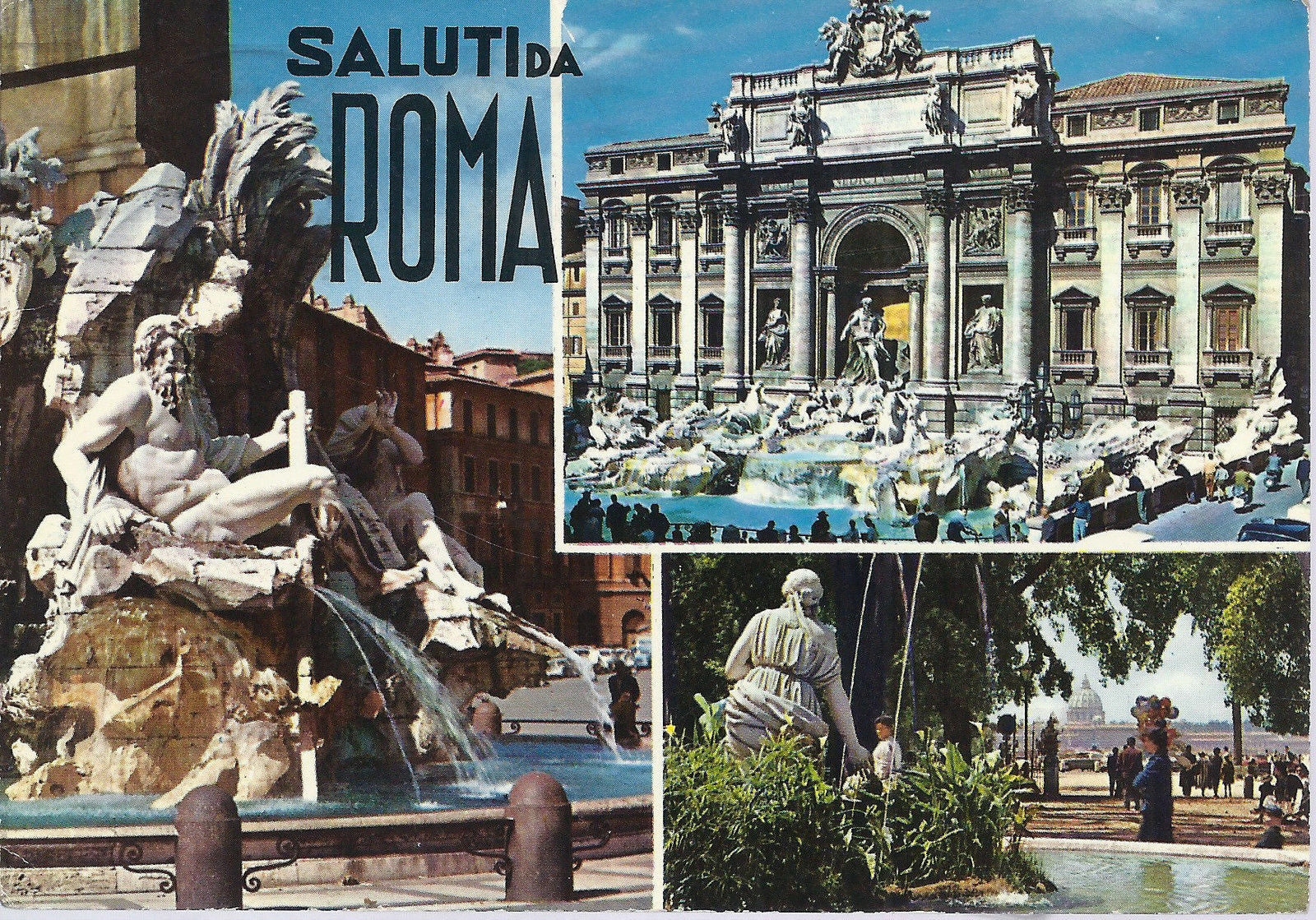 ROMA - SALUTI - 3 VEDUTE - V 1968 - FG