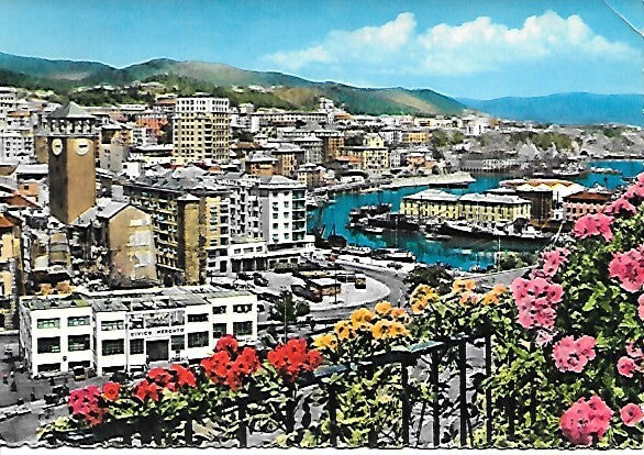 SAVONA - PANORAMA DALLA FORTEZZA - NV - ACQUARELLATA