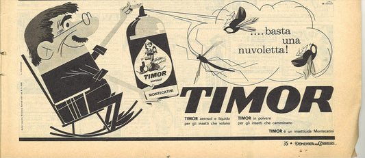 TIMOR. INSETTICIDA MONTECATINI - ADVERTISING