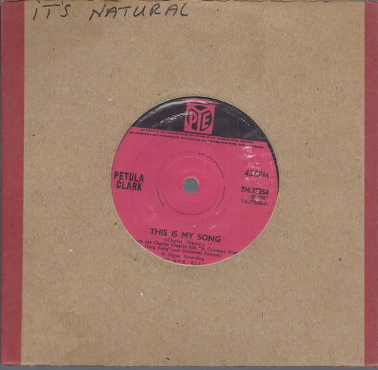 THIS IS MY SONG - THE SHOW IS OVER -- PETULA CLARK