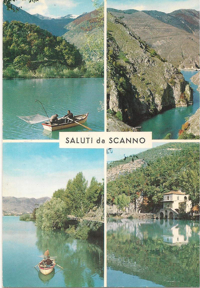 SCANNO - IL LAGO - QUATTTRO VEDUTE - V1969