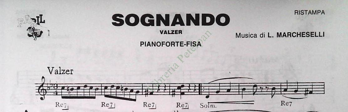 ANNI DI FUOCO DELLA FILUZZI BOLOGNESE - 24 BRANI - SPARTITO-SHEET MUSIC