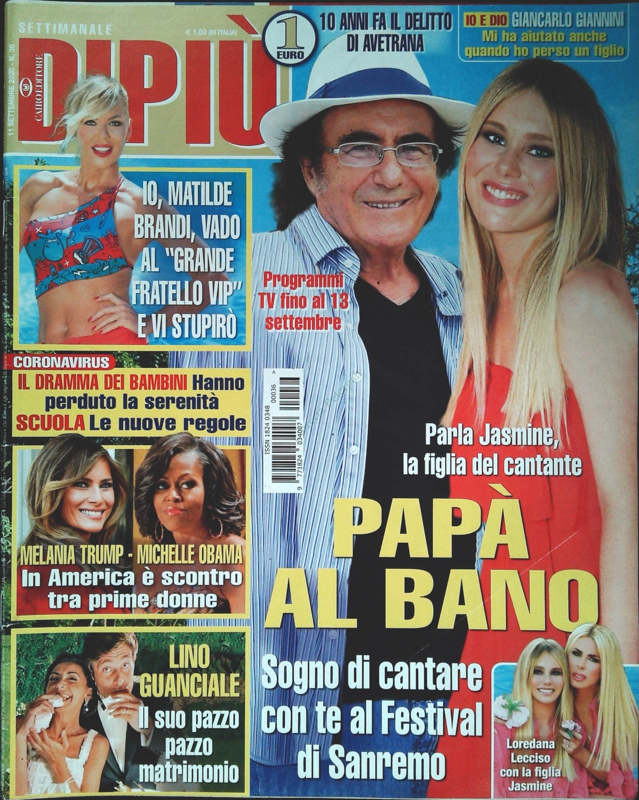 DI PIU' 11 SETTEMBRE 2020 - PAPA' AL BANO - MATILDE BRANDI - LINO GUANCIALE