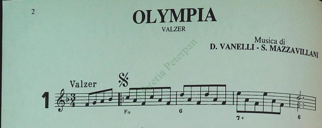 DAVIO VANELLI E AL SUA FISARMONICA - 12 BRANI - SPARTITO-SHEET MUSIC