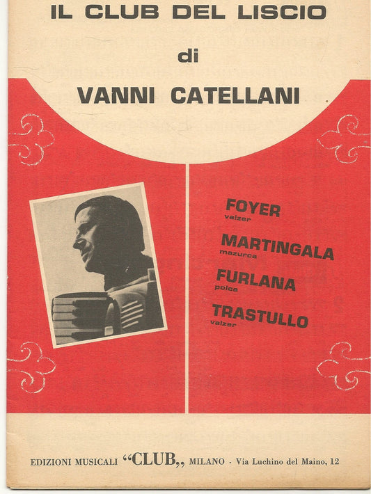 VANNI CATELLANI - QUATTRO BRANI - SPARTITO- SHEET-MUSIC