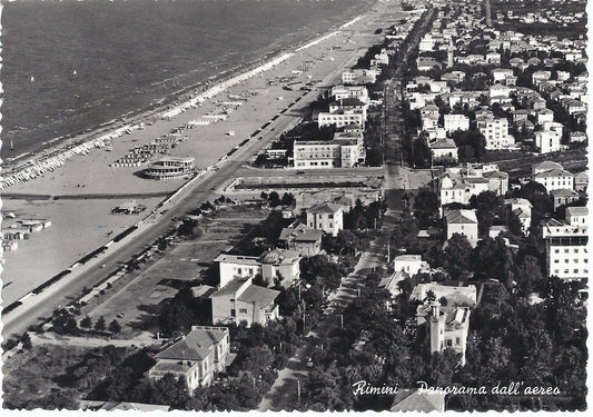RIMINI - PANORAMA DALL'AEREO - VSD - FG
