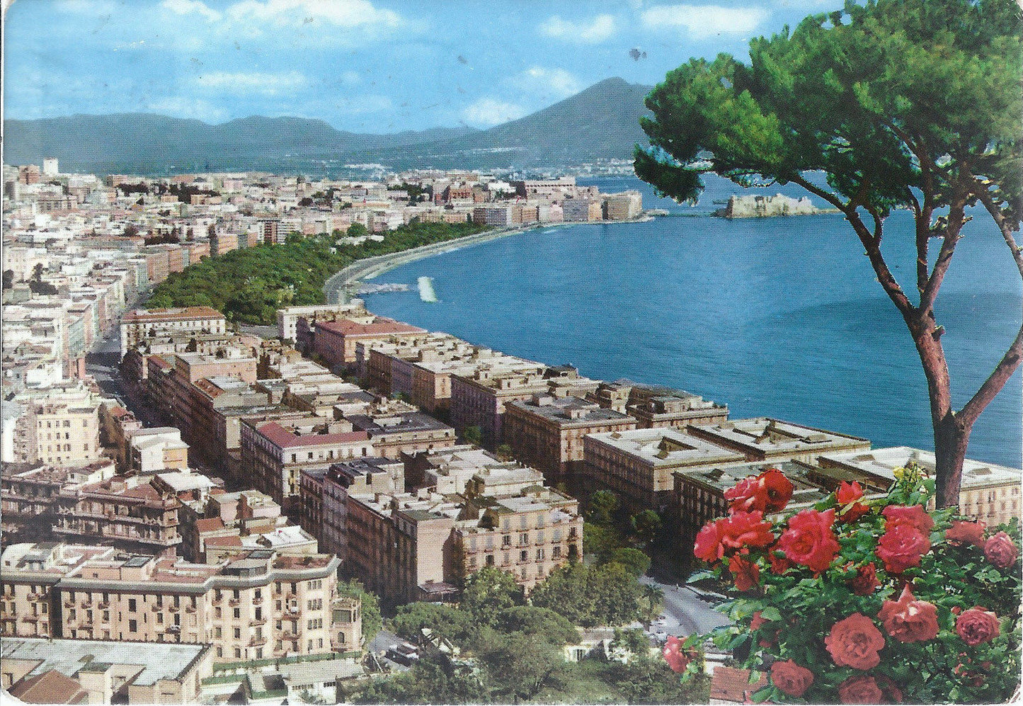 NAPOLI - PANORAMA E VESUVIO - V1973