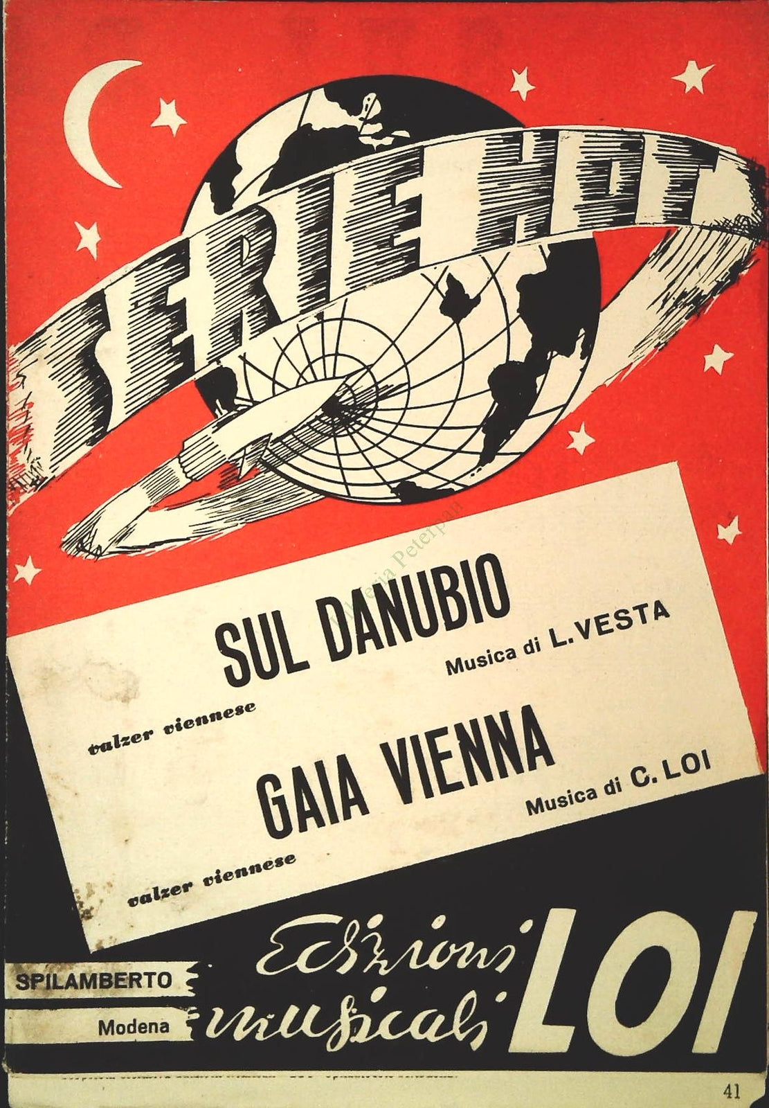 SUL DANUBIO-valzer viennese - GAIA VIENNA.vaklzer viennese -SPARTITO-SHEET MUSIC
