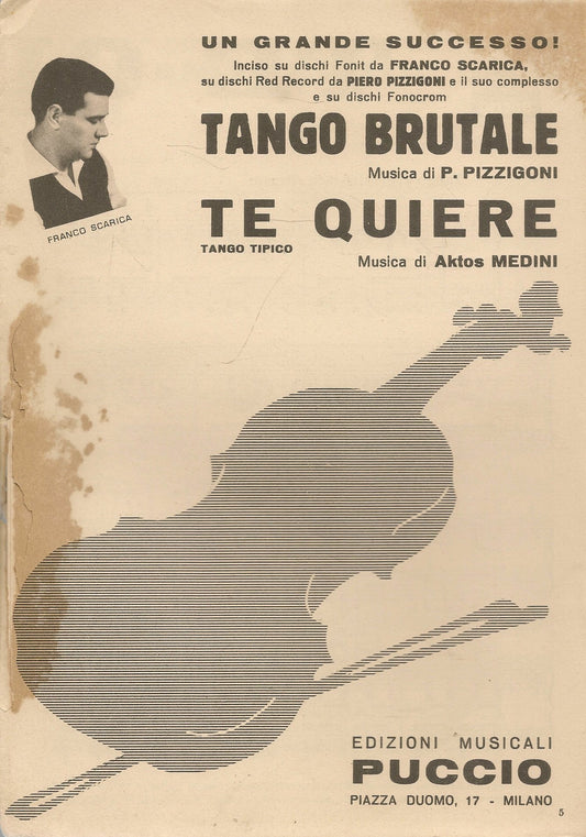 TANGO BRUTALE - TE QUIERE - SPARTITO-SHEET MUSIC