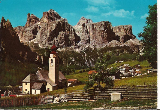 COLFOSCO - PANORAMA - ACQUARELLATA - V1973