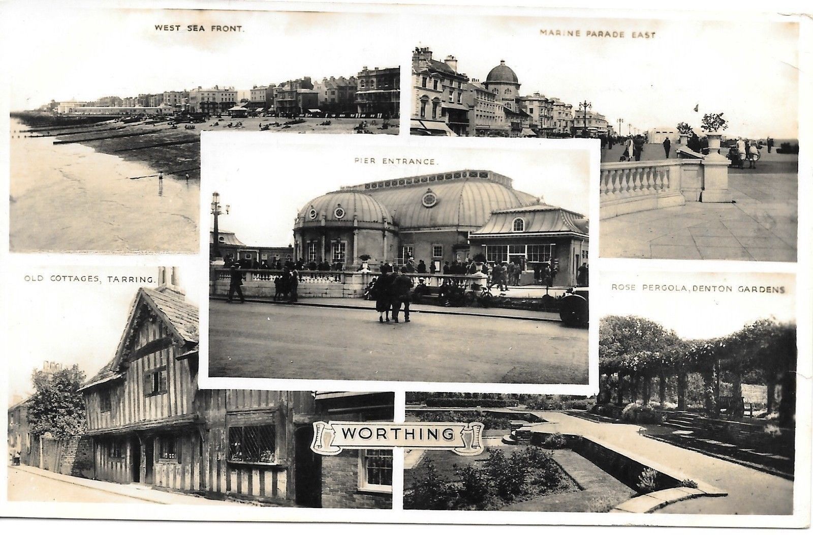 WORTHING - 5 VEDUTE/5 PICTURES - V/T1936