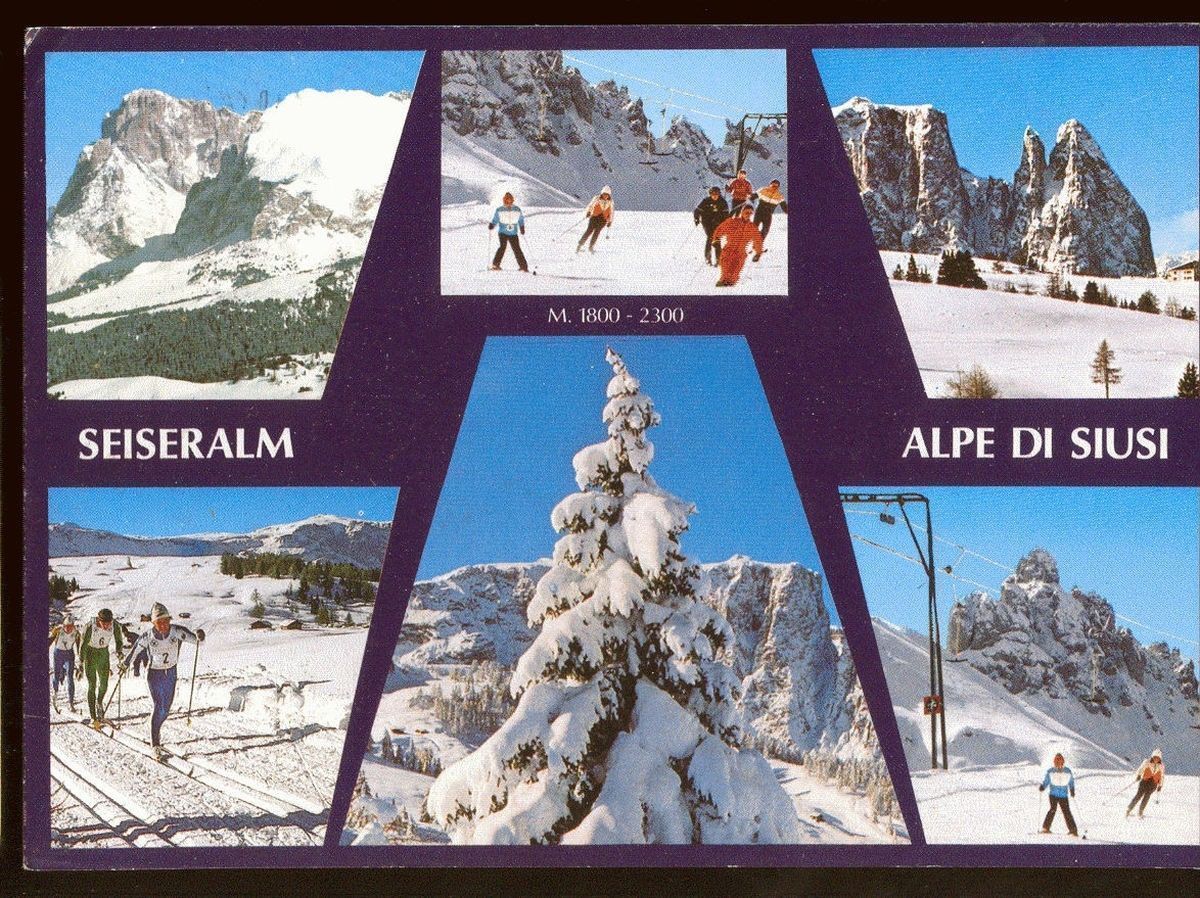 ALPE DI SIUSI - SCILLIAR 6VEDUTE V1997