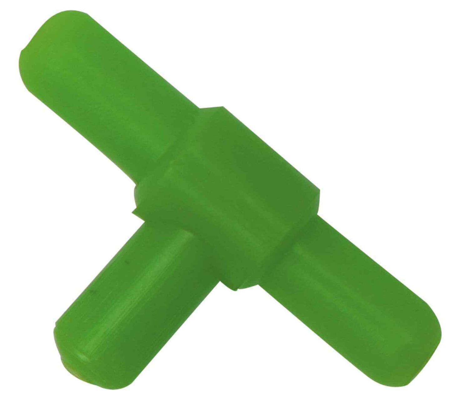 CONGIUNZIONE A T IN PLASTICA PER TUBO GOMMA 6/4 MILLIMETRI - CONF. 2 PEZZI