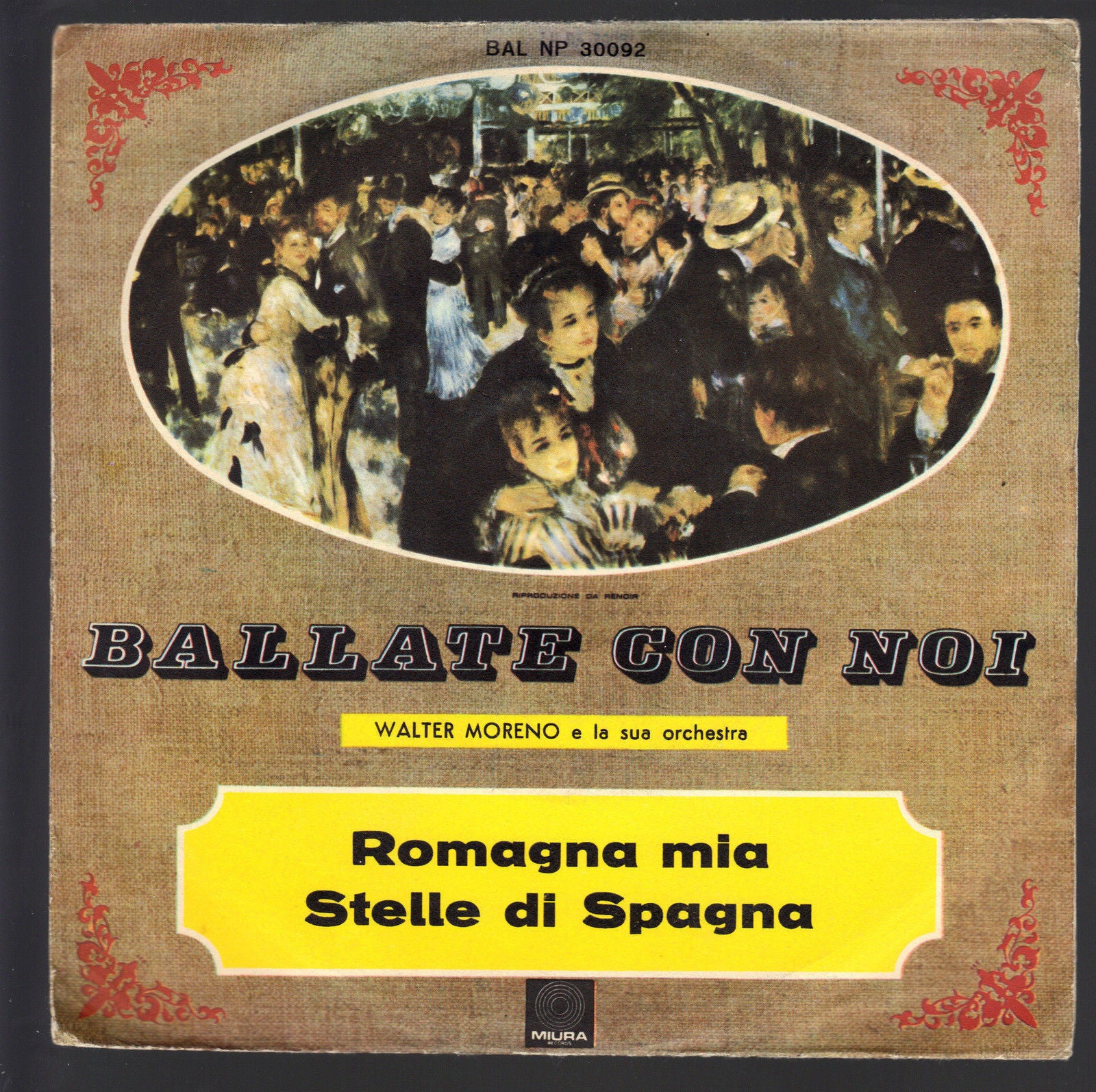 BALLATE CON NOI # ROMAGNA MIA - STELLE DI SPAGNA # WALTER MORENO E LA SUA ORCH.