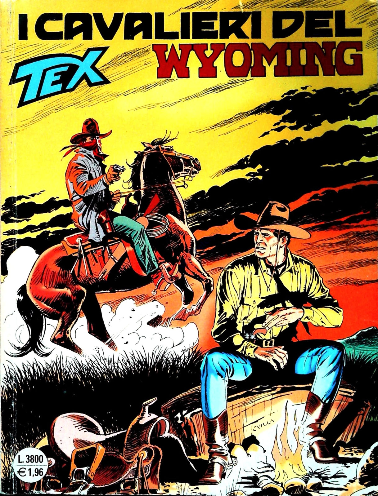 TEX N. 485 - I CAVALIERI DEL WYOMING - MARZO 2001